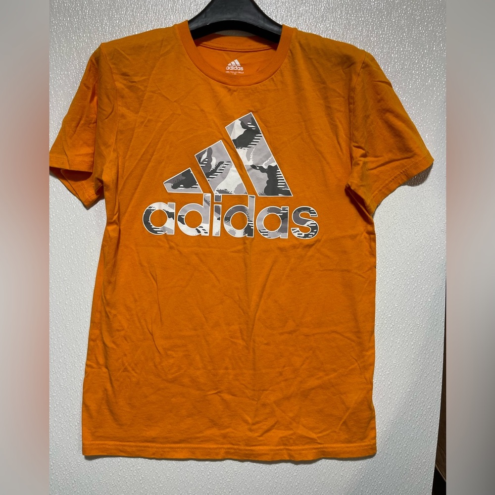 3/$10 Adidas Men's Vibrant Orange Tee